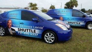 Two Shuttle Vehicles